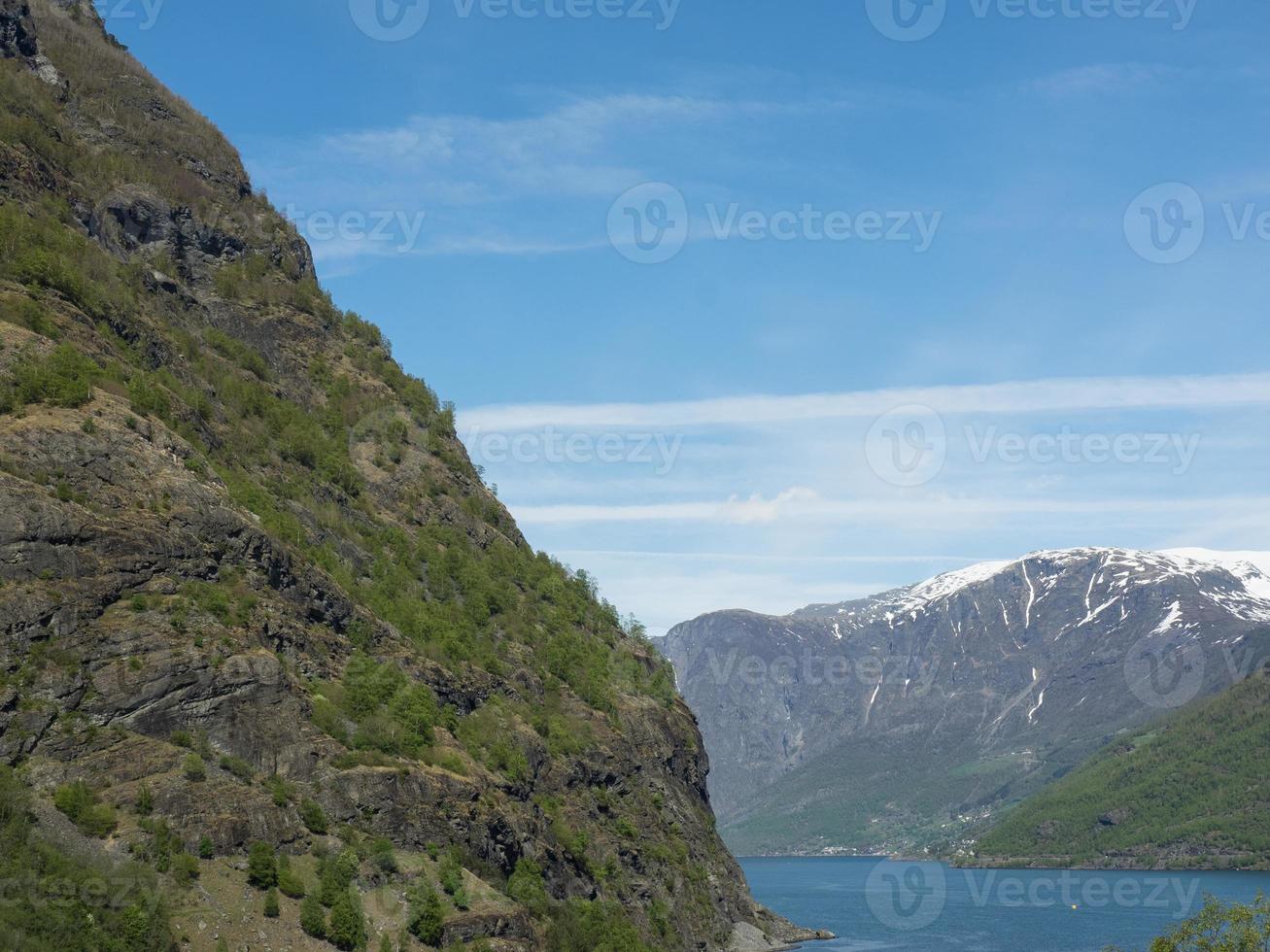 spring tiime at flam in norway photo