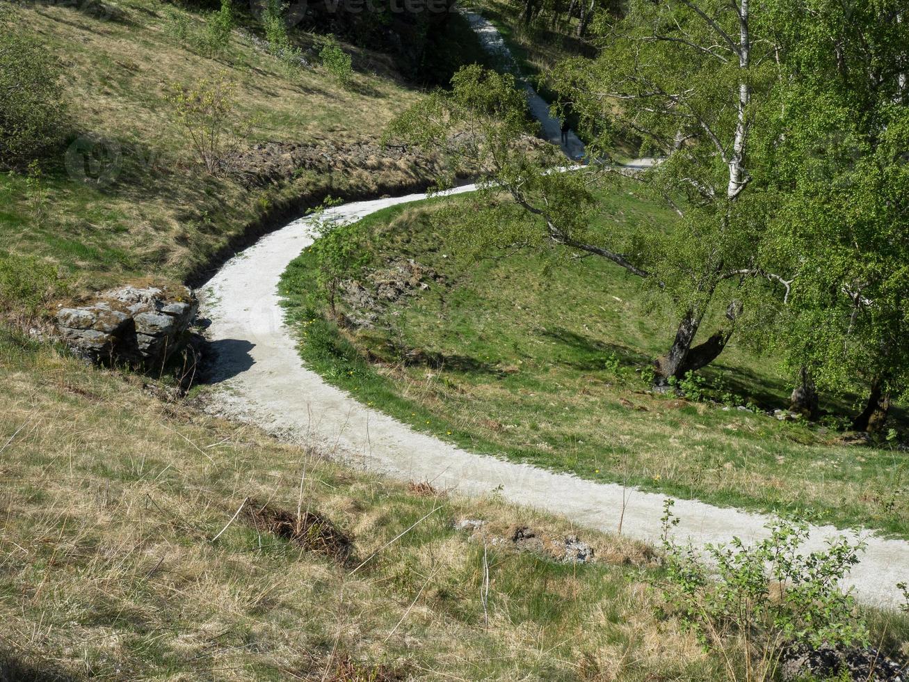 spring tiime at flam in norway photo