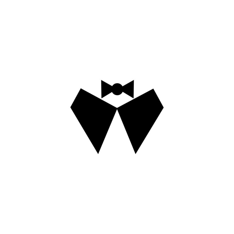 collar icon vector on white background, Perfect use for website, pattern, design, etc.