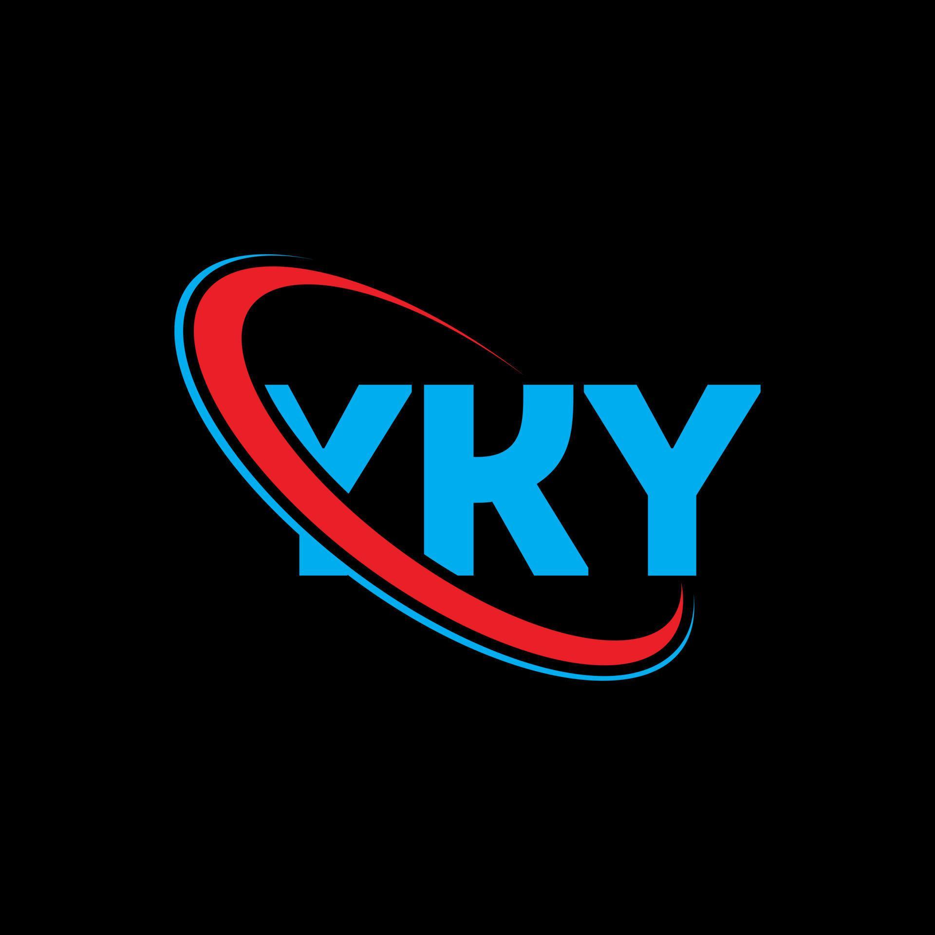 YKY logo. YKY letter. YKY letter logo design. Initials YKY logo linked
