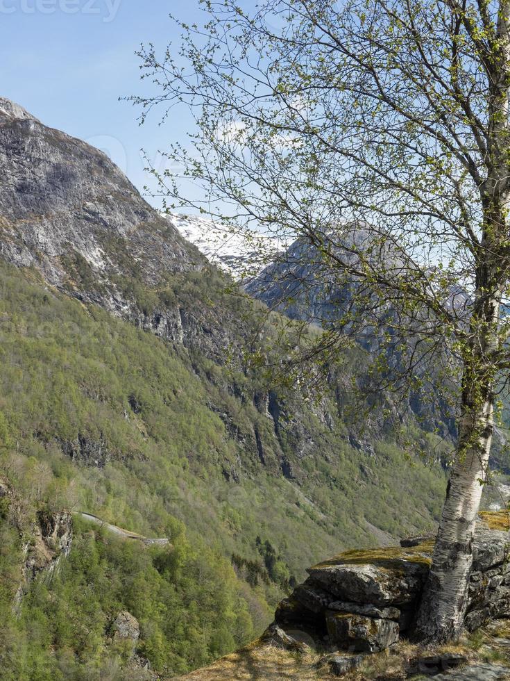 el pueblo de flam en noruega foto