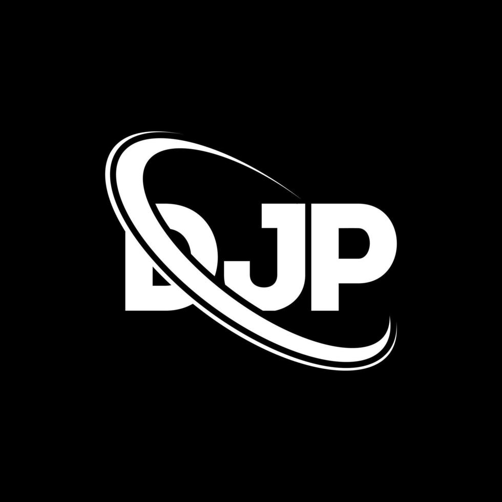 logotipo de DJP. carta djp. diseño del logotipo de la letra djp. logotipo de djp iniciales