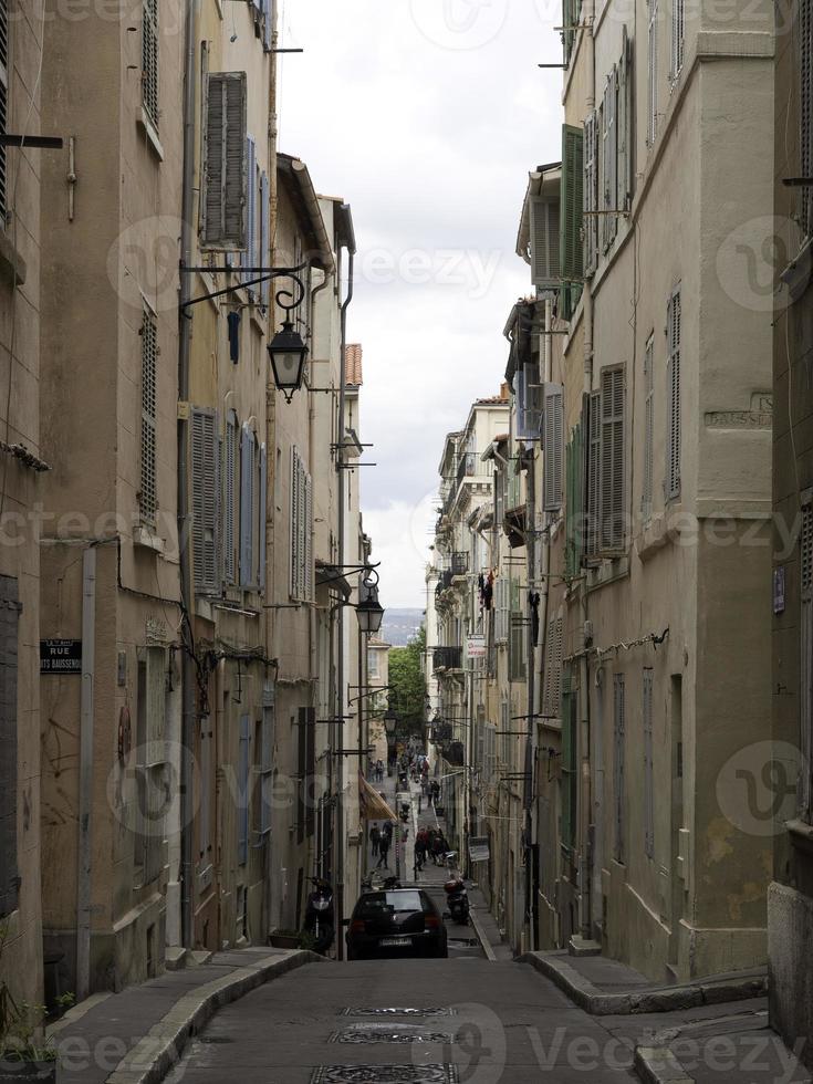 marseille at the mediterranean sea photo