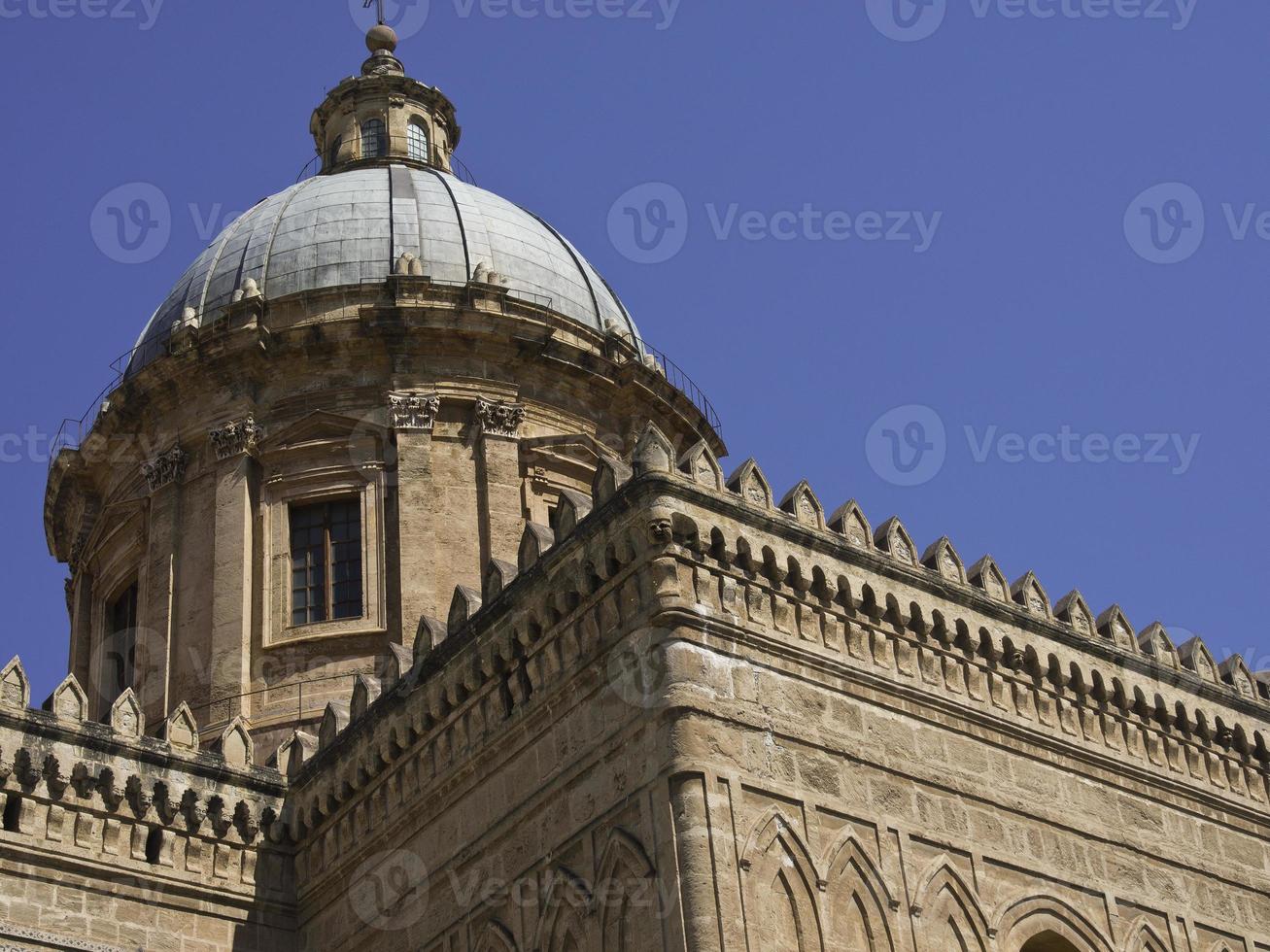 sicilia island with the city of Palermo photo