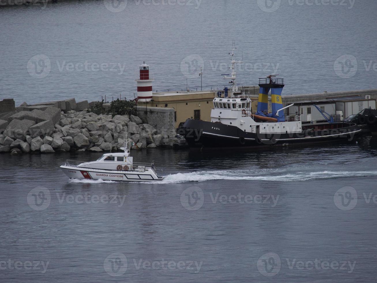 Palermo on sicilia island photo