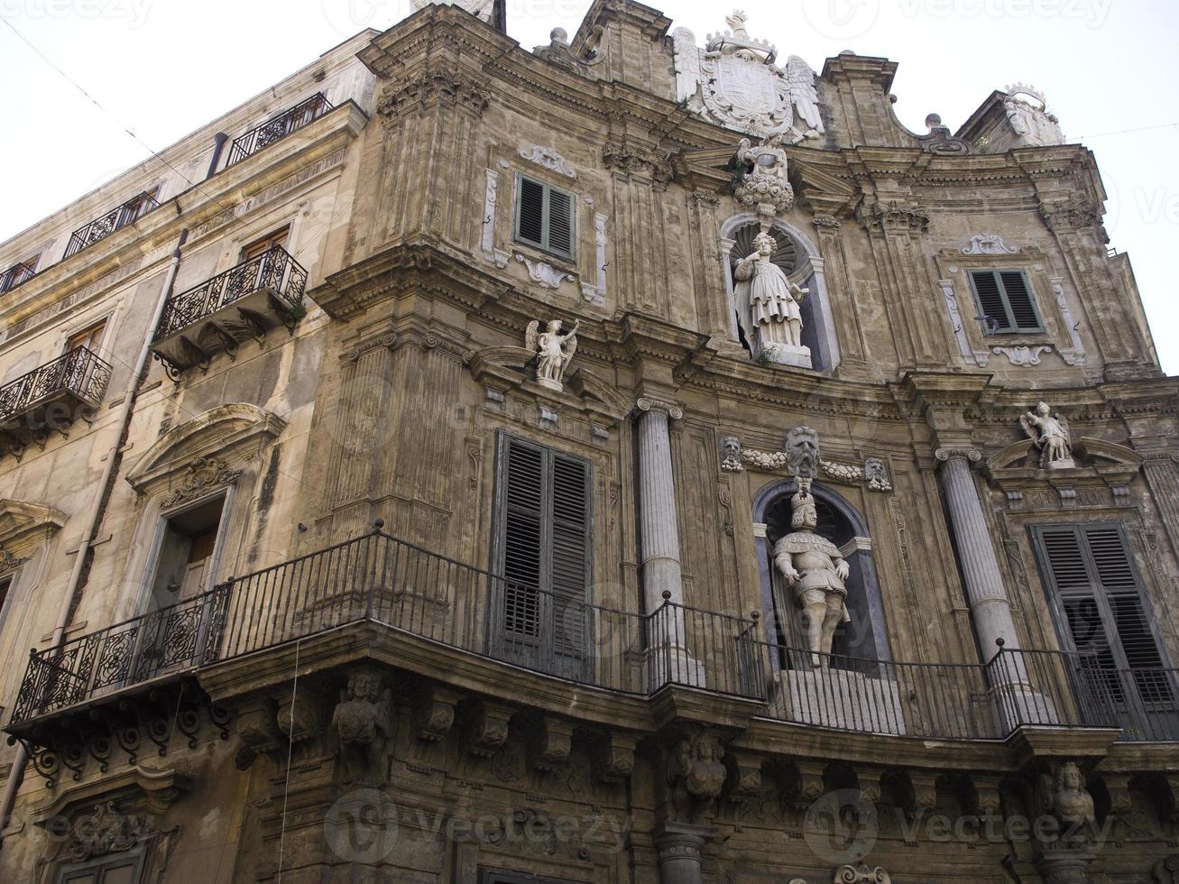 sicilia island with the city of Palermo photo