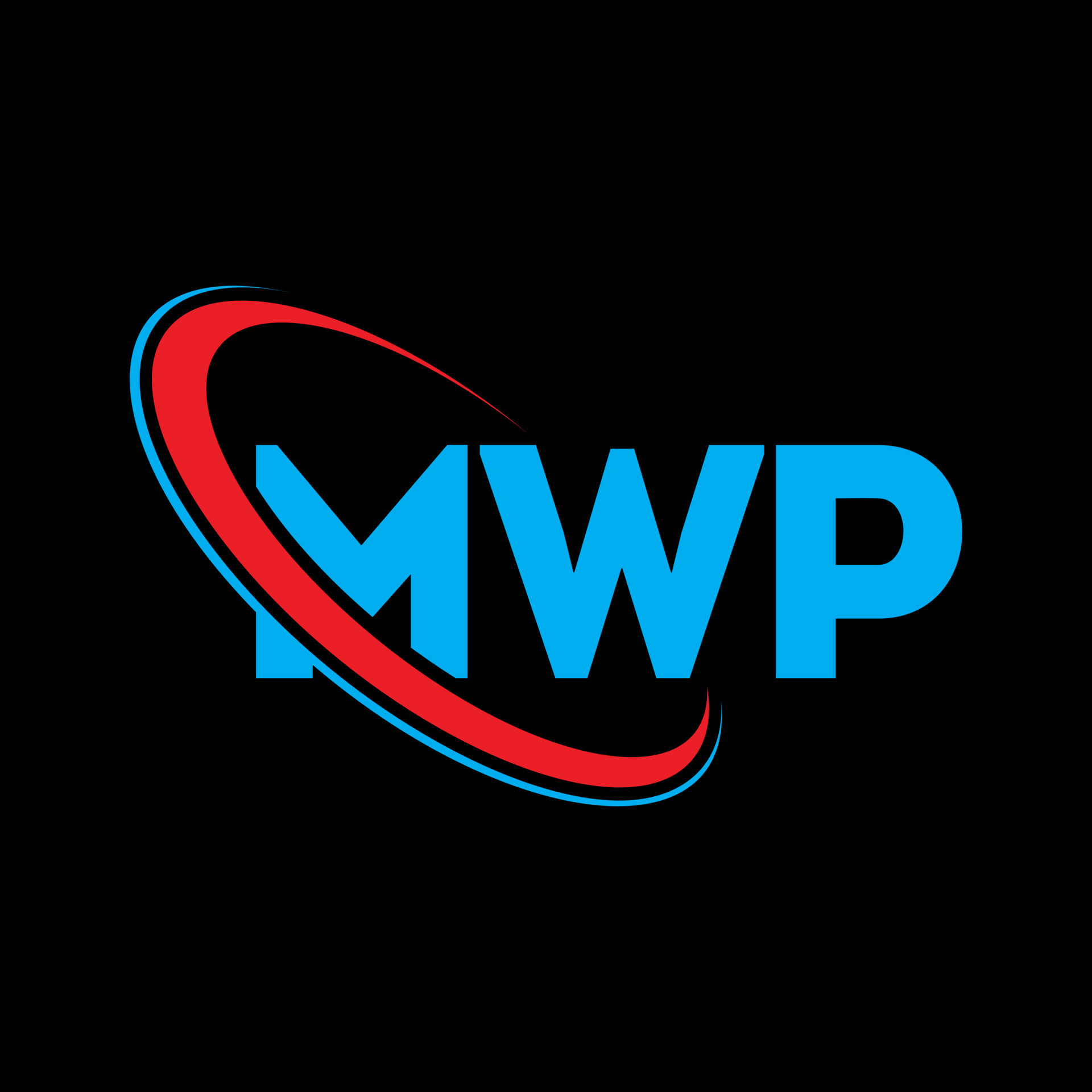 logotipo de mwp. letra mwp. diseño del logotipo de la letra mwp ...