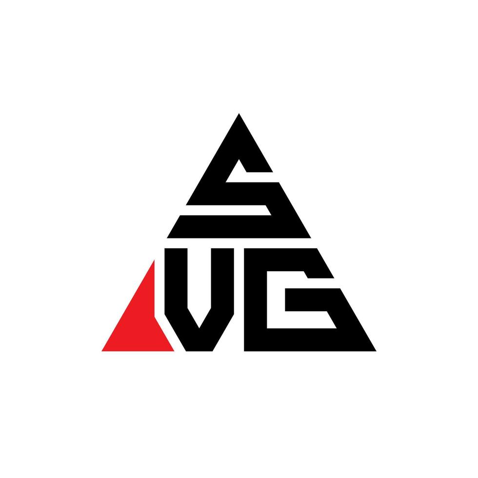 SVG triangle letter logo design with triangle shape. SVG triangle logo design monogram. SVG triangle vector logo template with red color. SVG triangular logo Simple, Elegant, and Luxurious Logo.