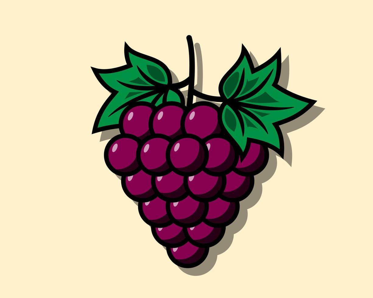 ilustración vectorial icono de fruta de frambuesa diseño plano colorido. vector