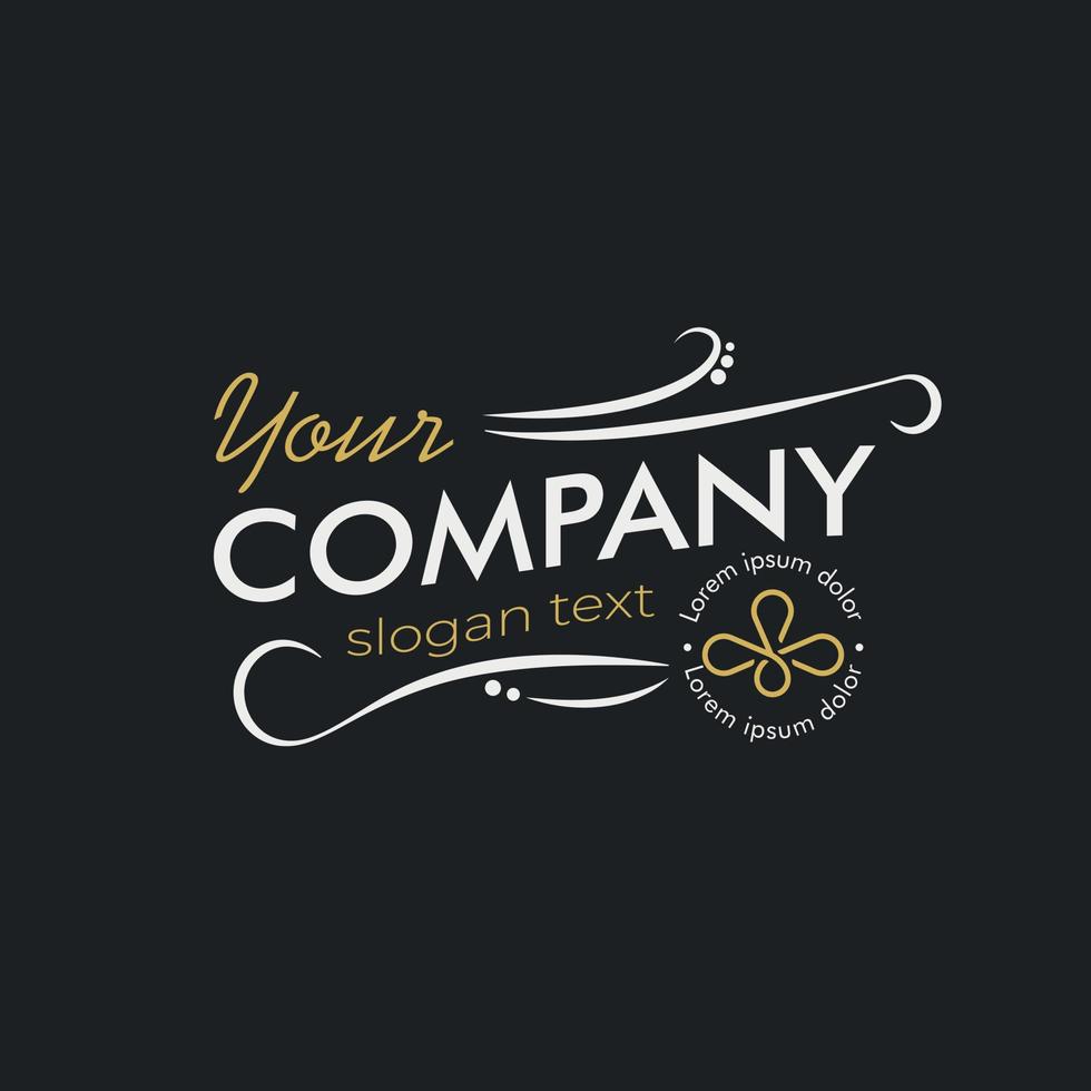 Vintage Retro Vector Logo untuk banner, poster, brosur, vodka, bar, bir, any business company