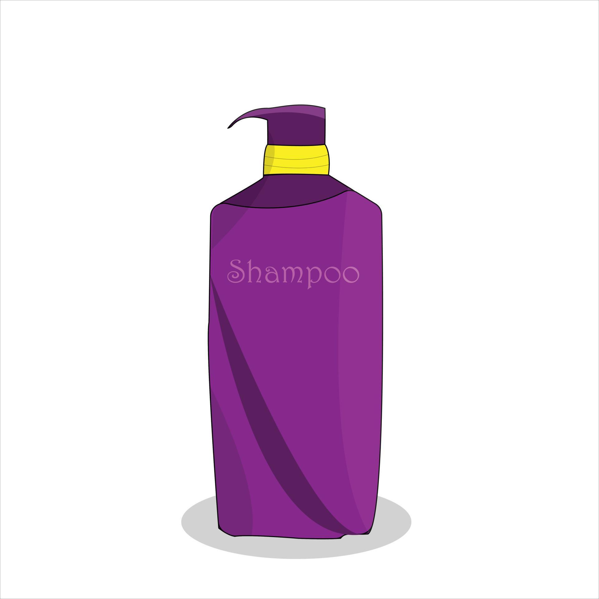 shampoo bottle with white background, the best Cartoonist shampoo