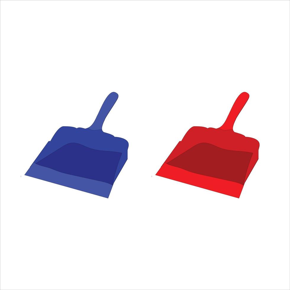 Dustpan illustration on white background, the best Cartoonist Dustpan vector illustration