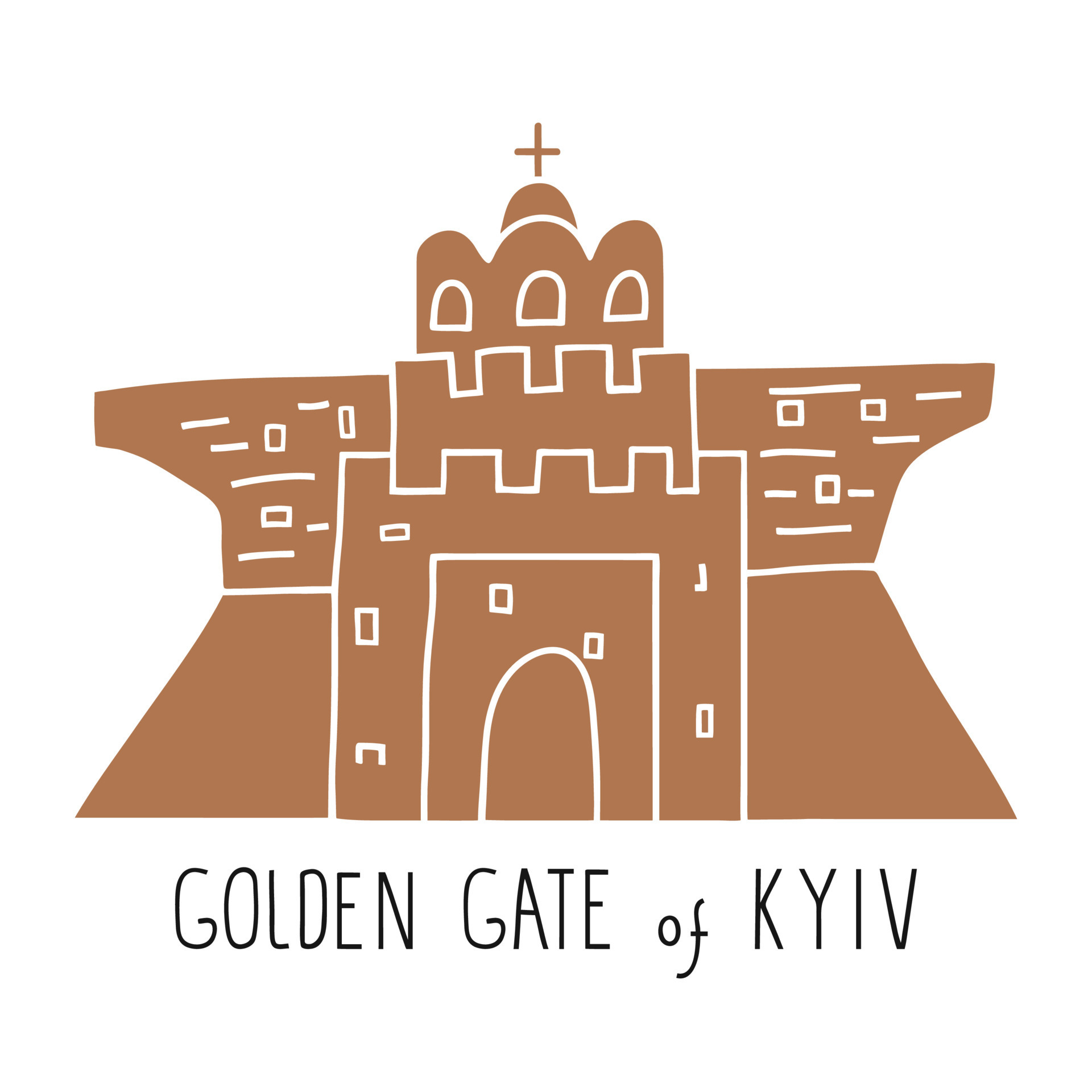 Pop up card Kyiv, Golden Gate, Ukraine Landmark – ColibriGift