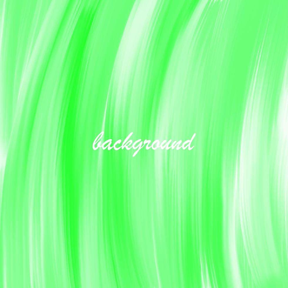 Background with green and white strokes of paint. Vector illustration.