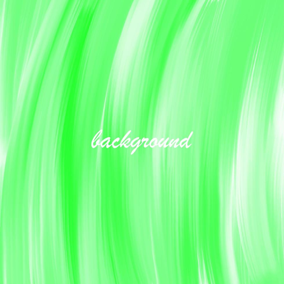 Background with green and white strokes of paint. Vector illustration.