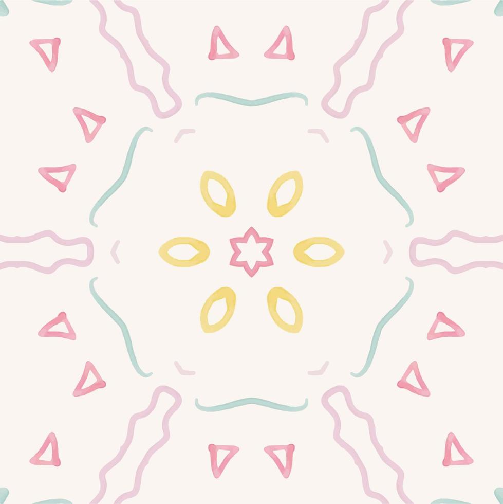 Background seamless pattern vector with cute memphis