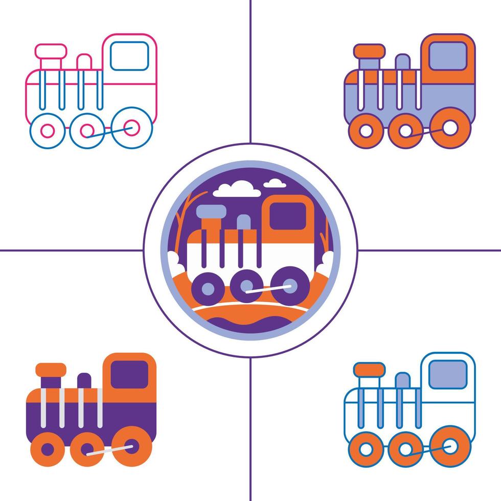 Transportation Element Vector Art Illustration