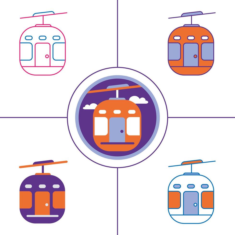 Transportation Element Vector Art Illustration