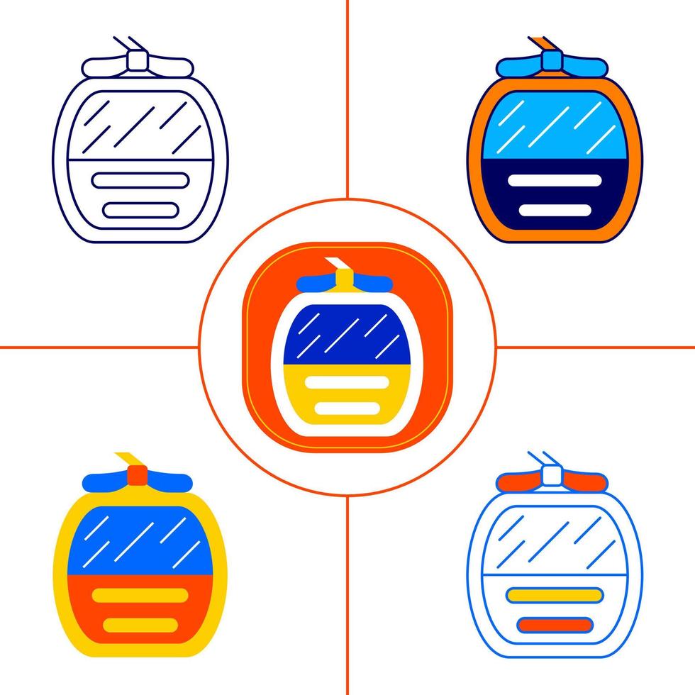 Jakarta Element Vector Art Illustration