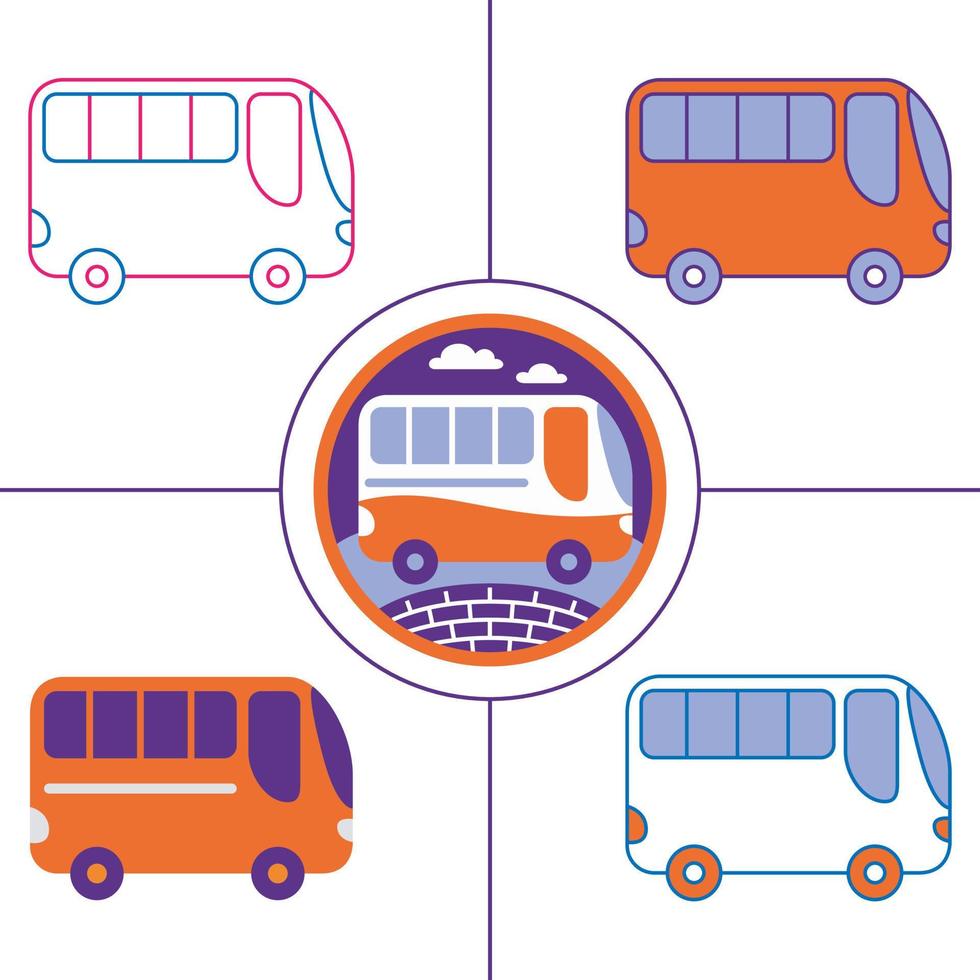 elemento de transporte ilustración de arte vectorial vector