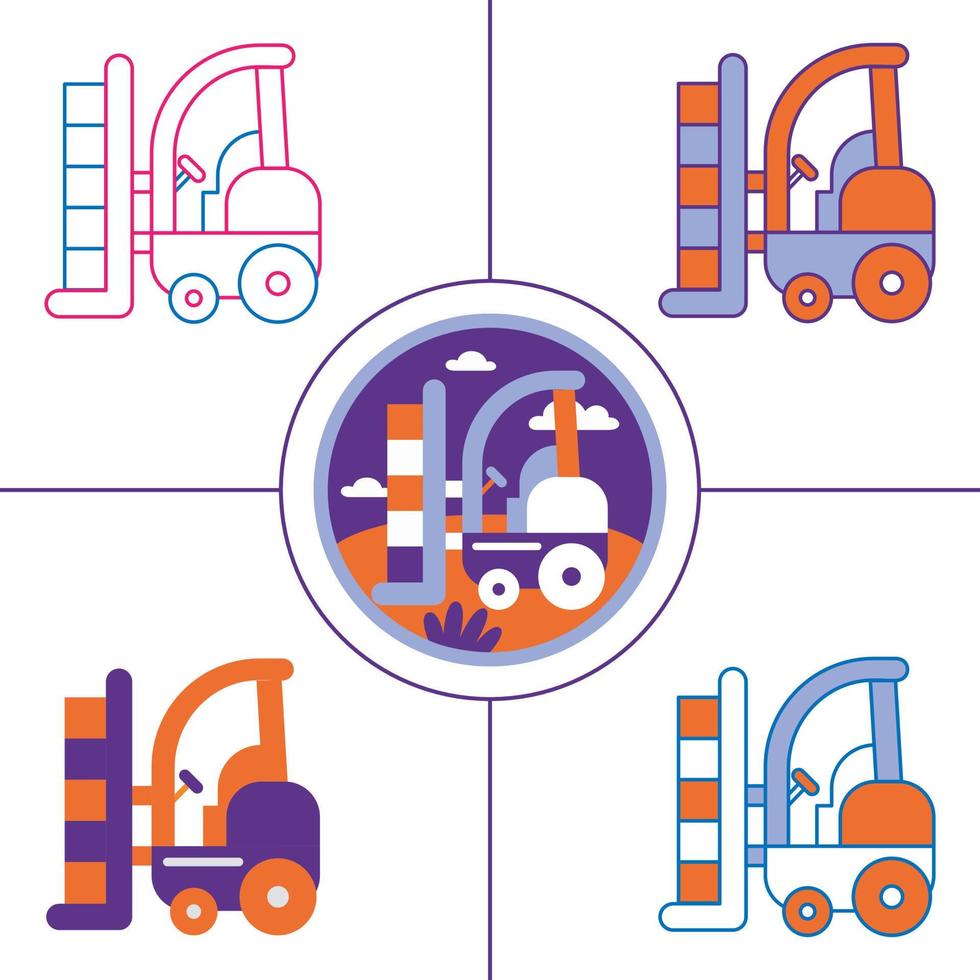 elemento de transporte ilustración de arte vectorial vector