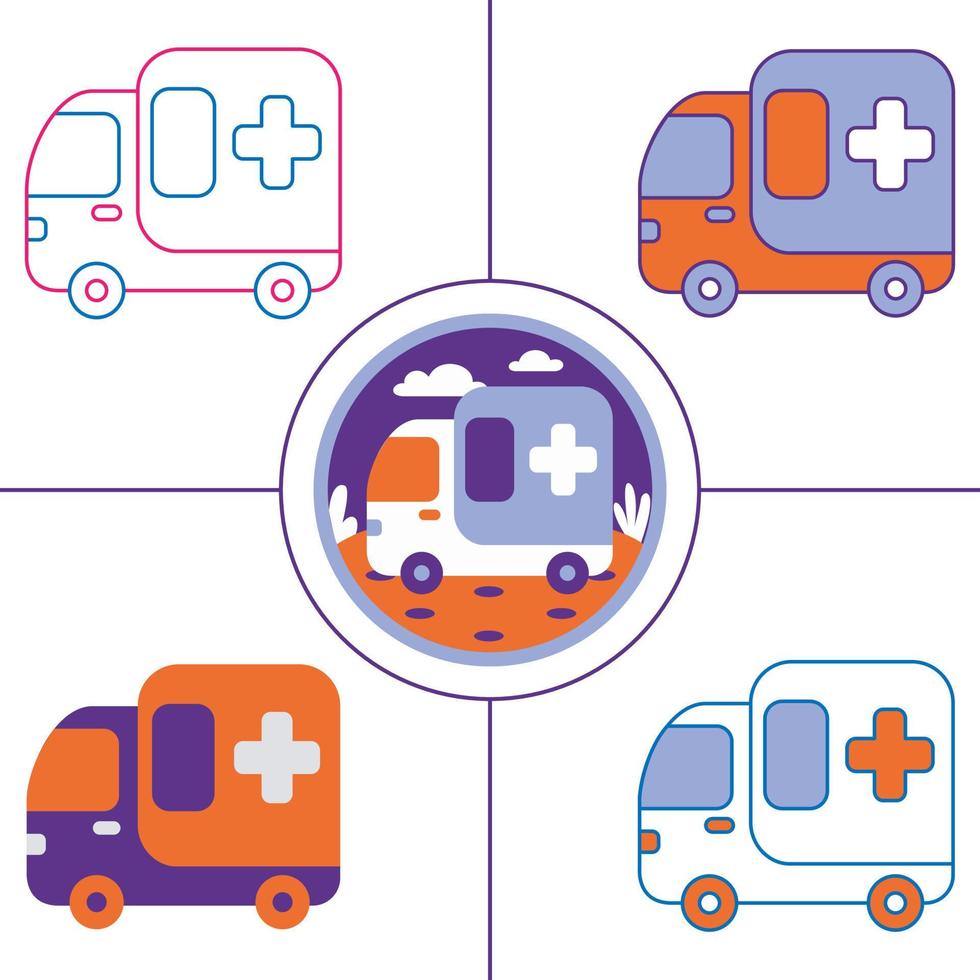 Transportation Element Vector Art Illustration