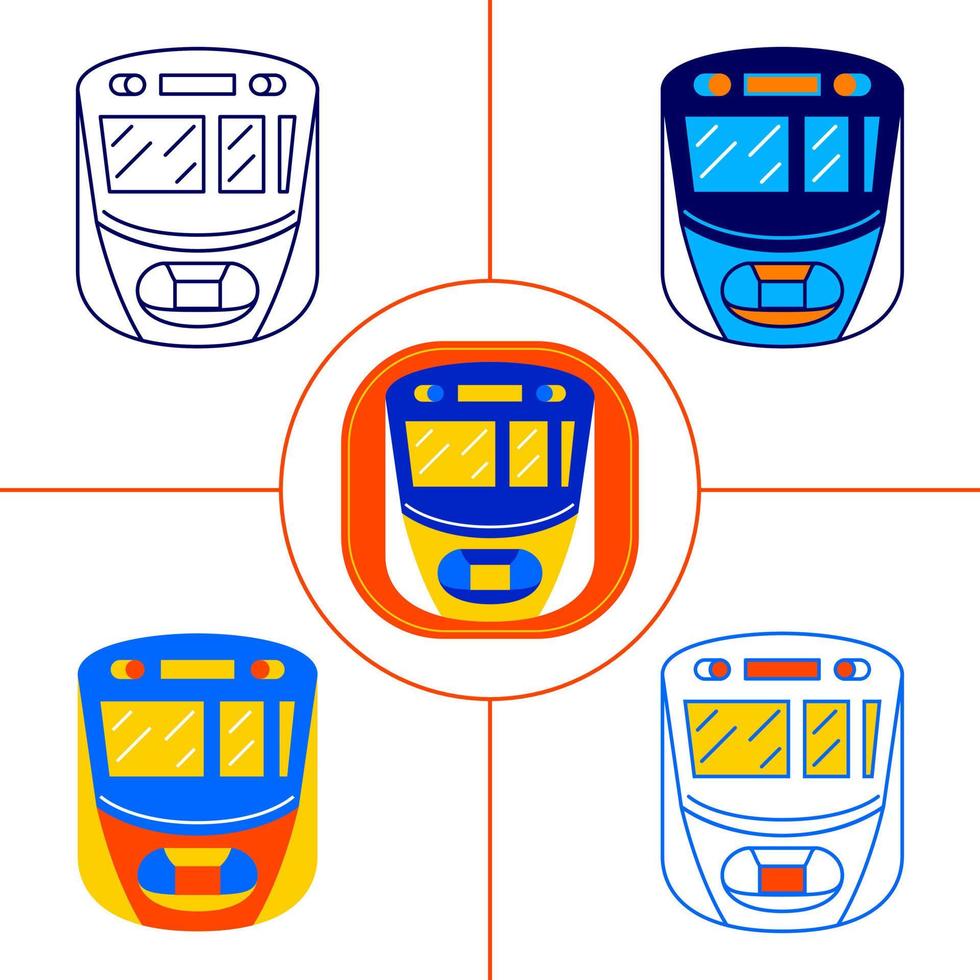 ilustración de arte de vector de elemento de jakarta