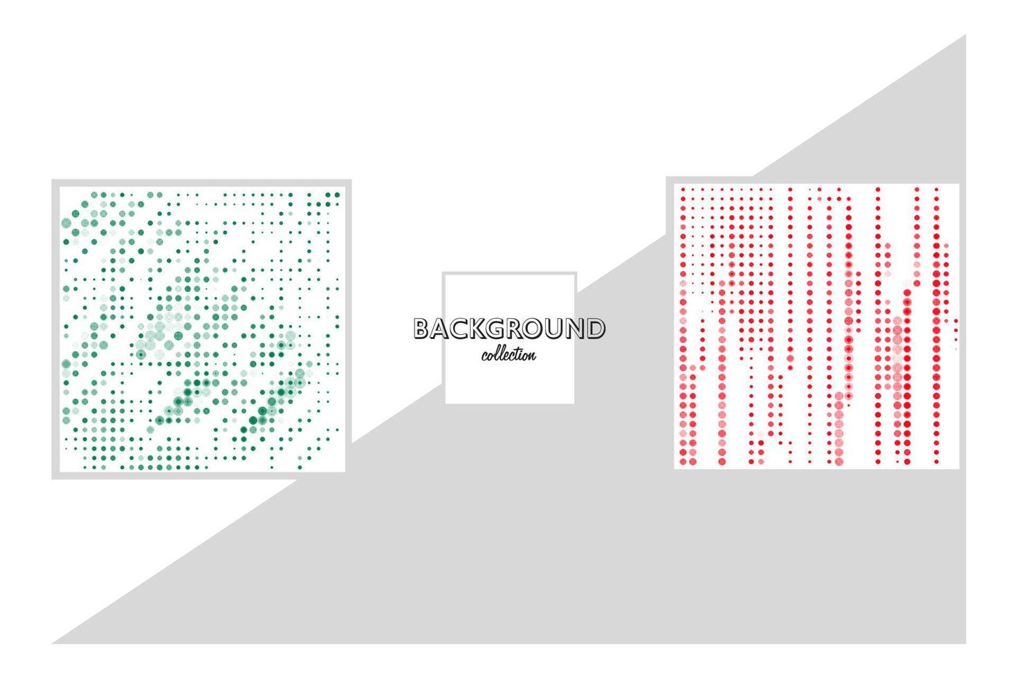 Background collection, retro set, geometric elements, vector for banner