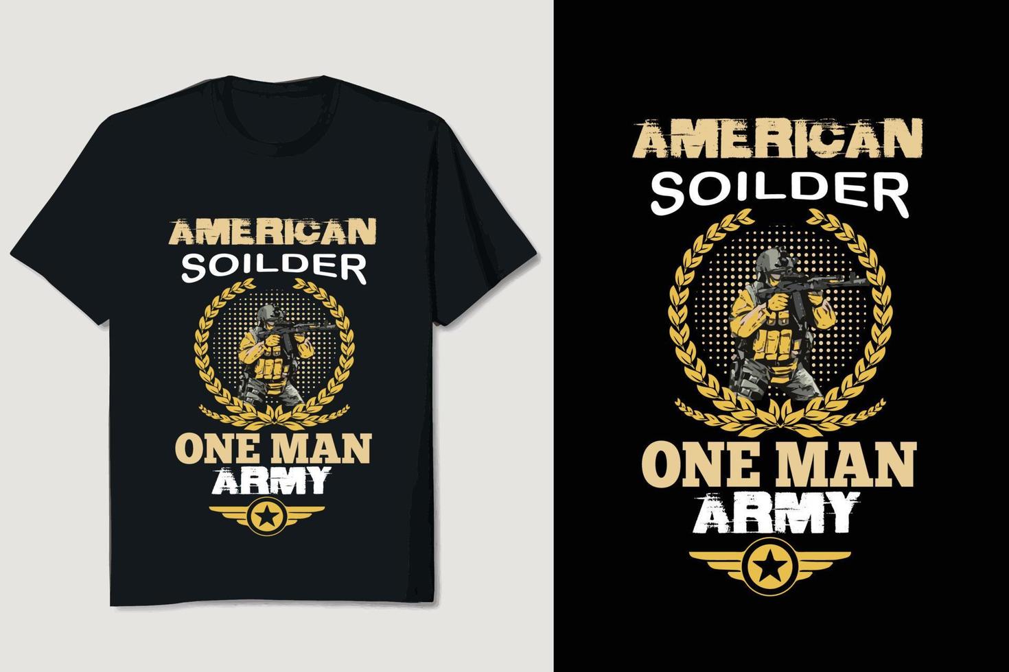Veteran T-shirt Design vector