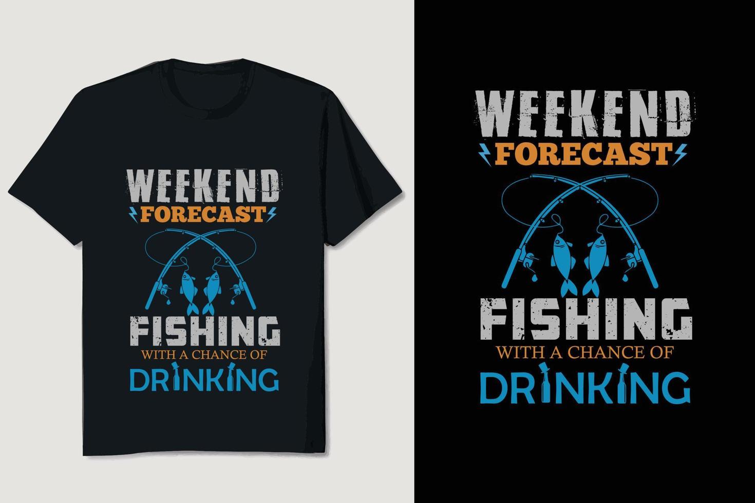 Fishing T-shirt Design vector