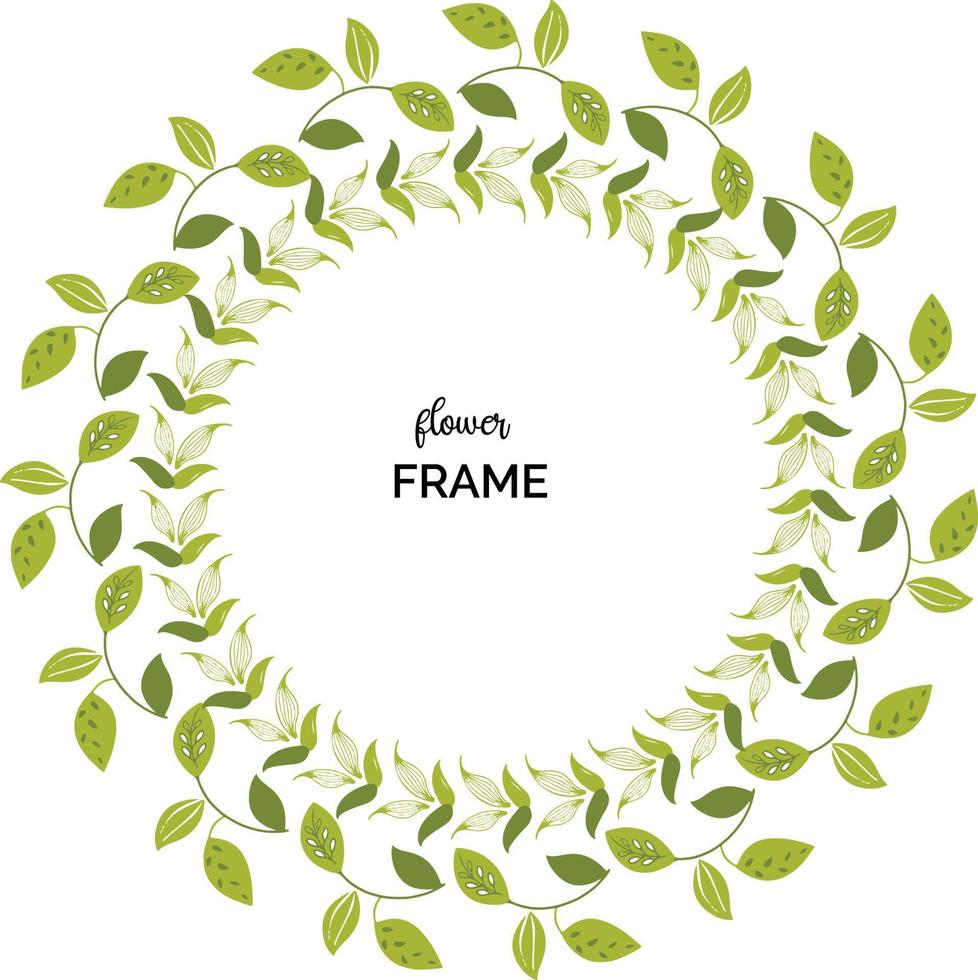 Floral Frame Design vector