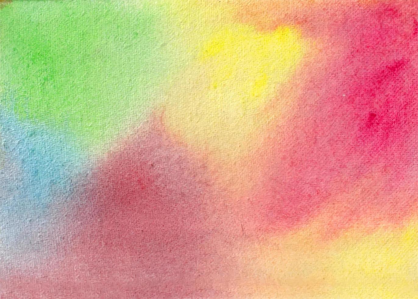 Abstract colorful watercolor for background, It is a hand drawn. vector