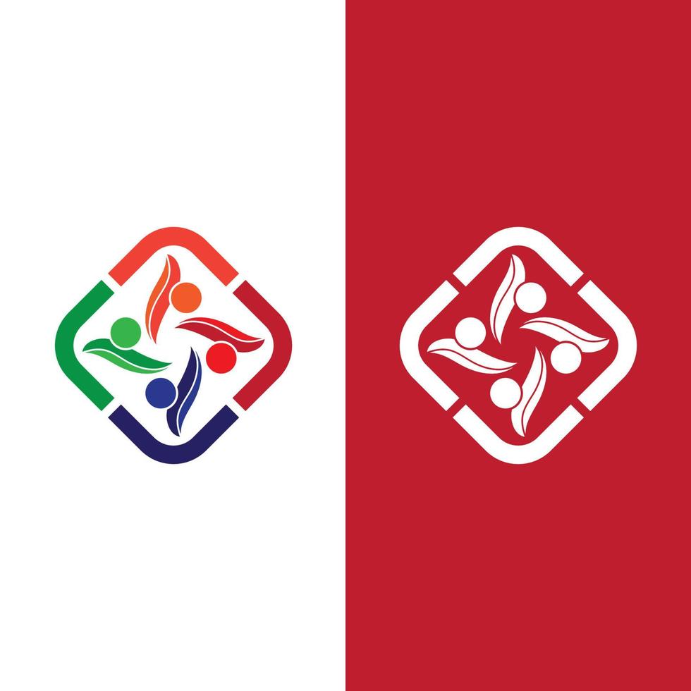Community, network and social icon vector
