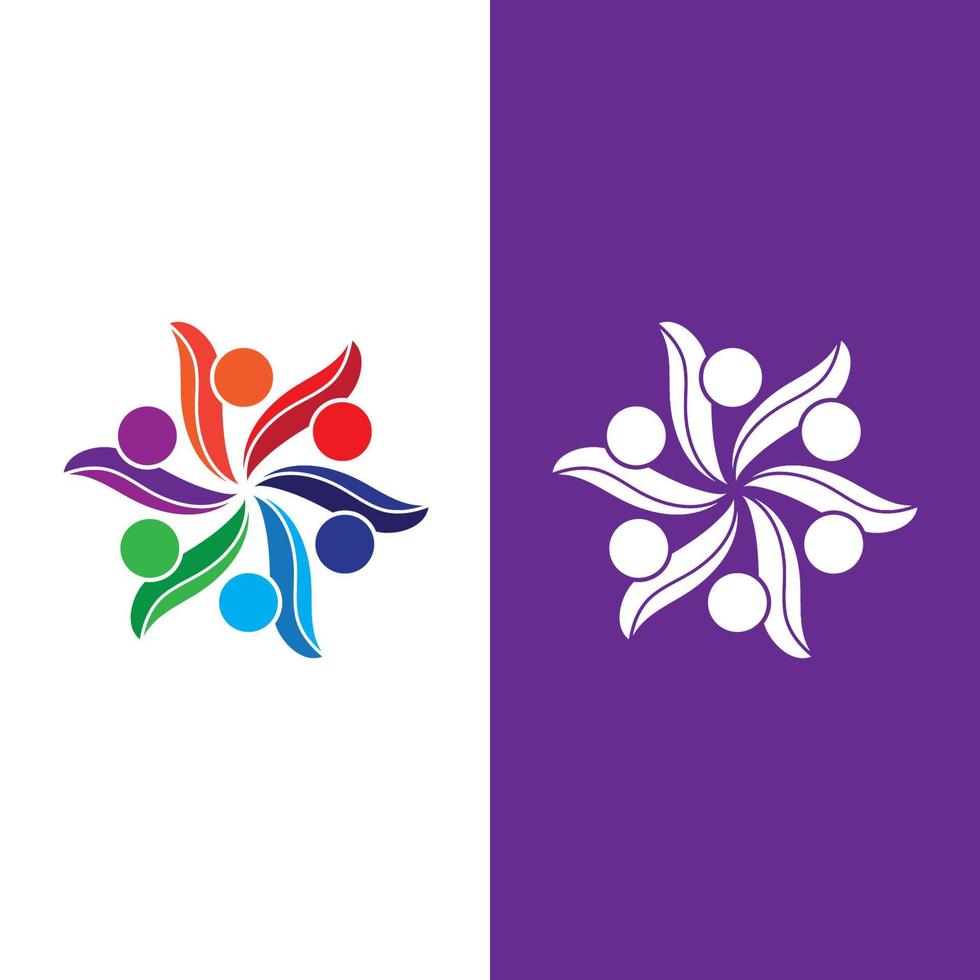 Community, network and social icon vector
