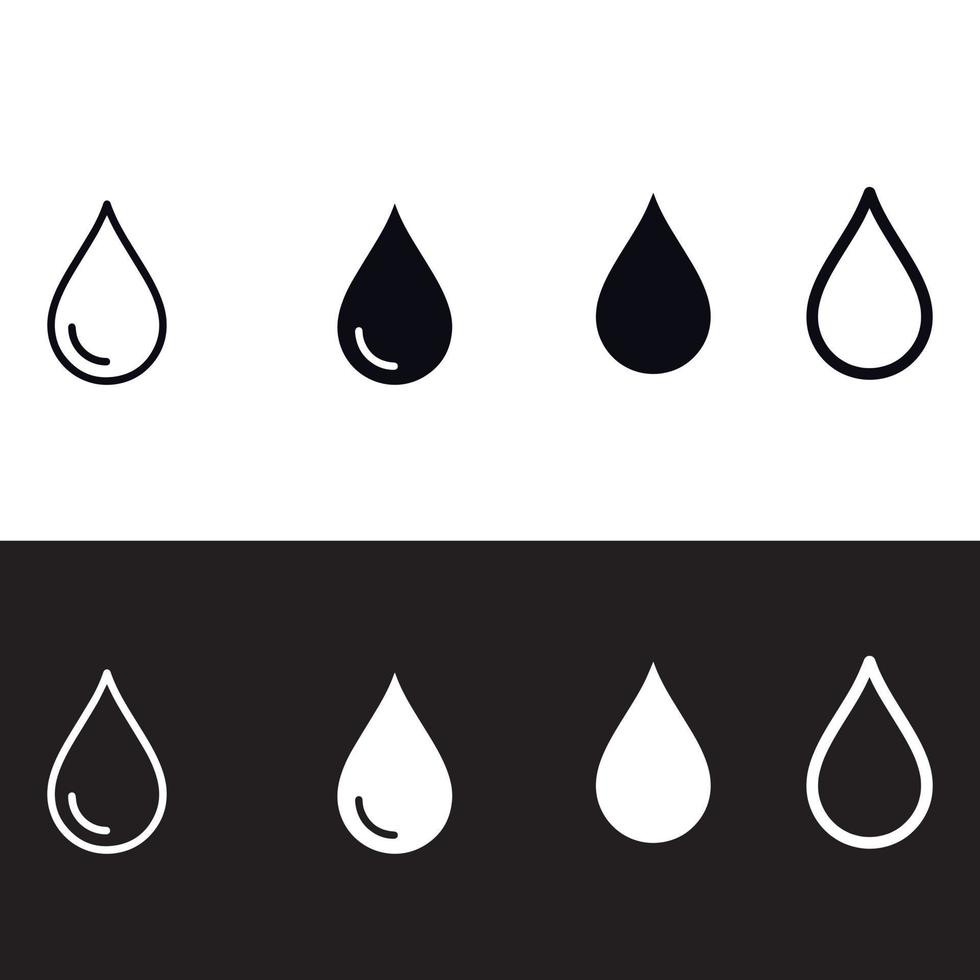 drop icons vector design
