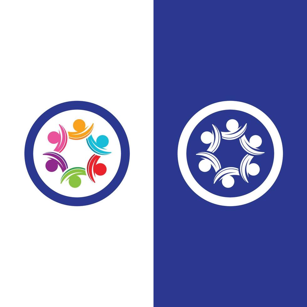 Community, network and social icon vector