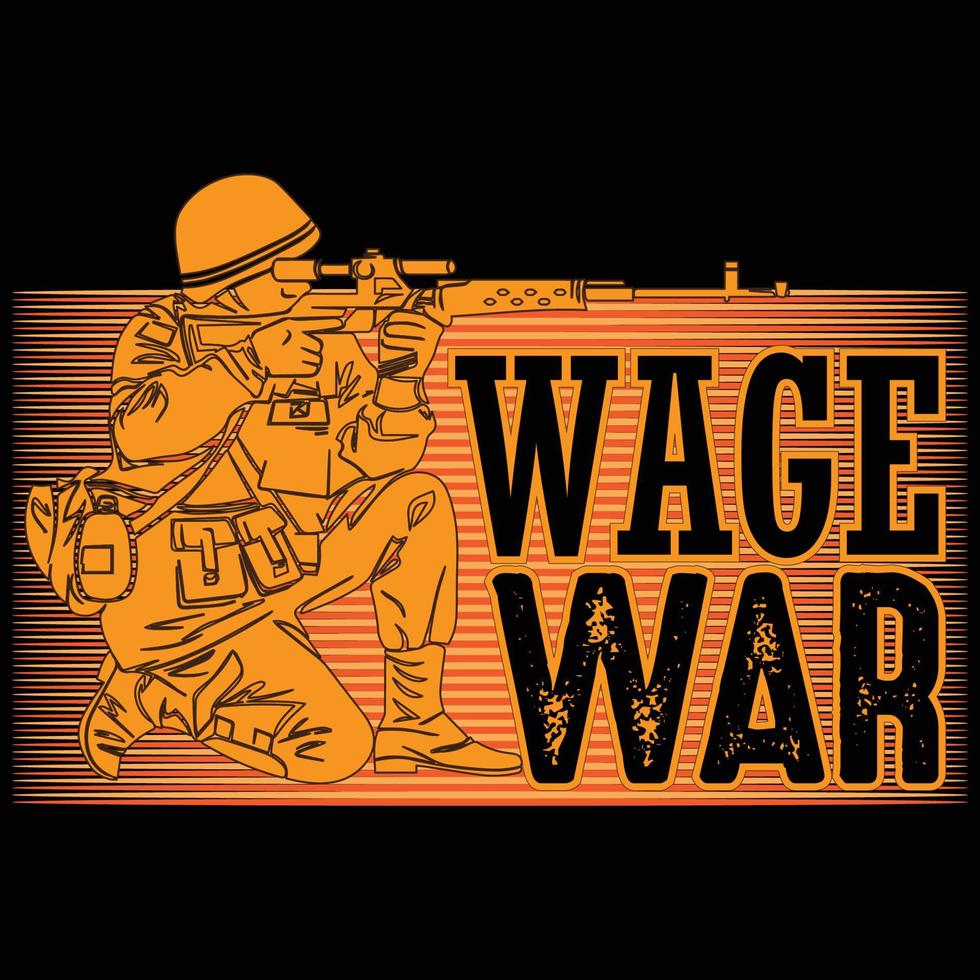 Wage War Vector T Shirt template