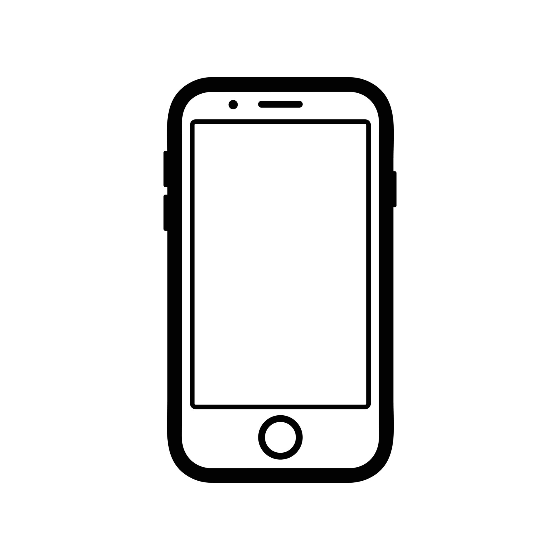Phone icon vector. Call icon vector. Mobile phone smartphone device