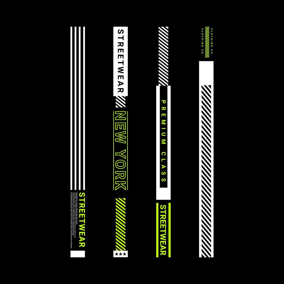 simple city slogan strip design, perfect for designing screen printing, t-shirts, hoodies, jackets and more vector