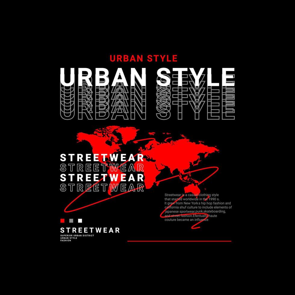 Streetwear t-shirt design, suitable for screen printing, jackets and ...