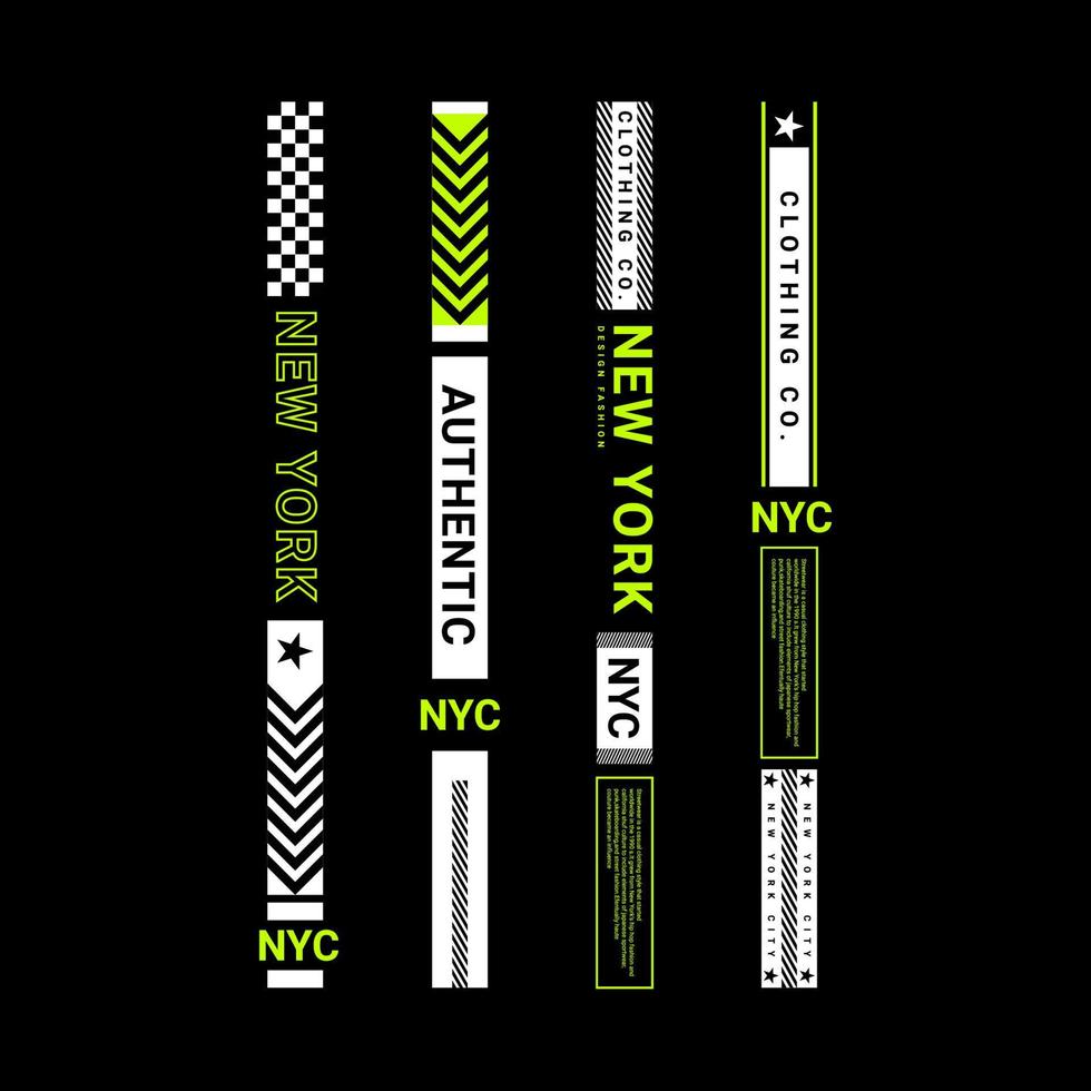 simple city slogan strip design, perfect for designing screen printing, t-shirts, hoodies, jackets and more vector