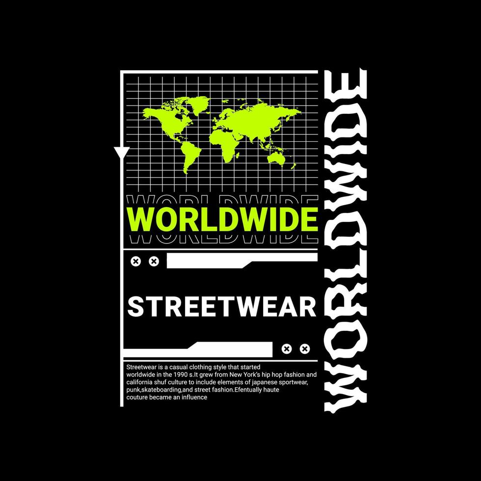 Worldwide writing design, suitable for screen printing t-shirts ...