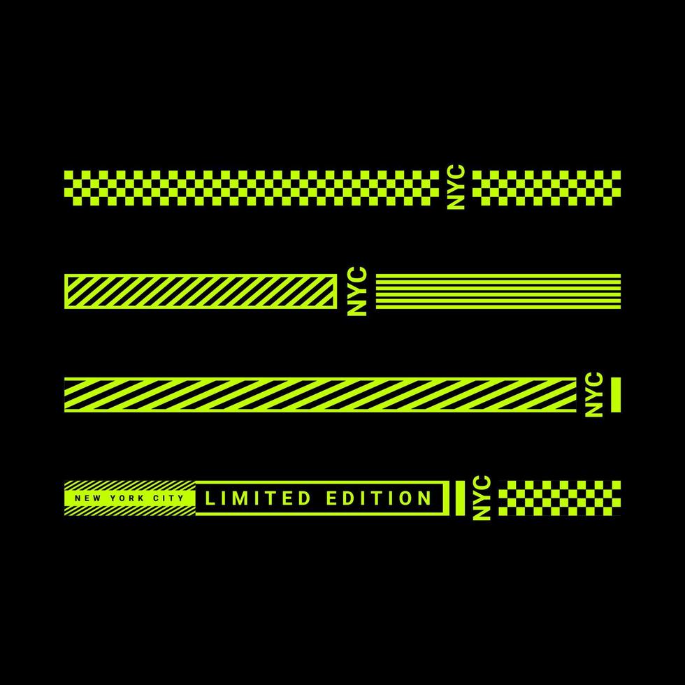 simple city slogan strip design, perfect for designing screen printing, t-shirts, hoodies, jackets and more vector