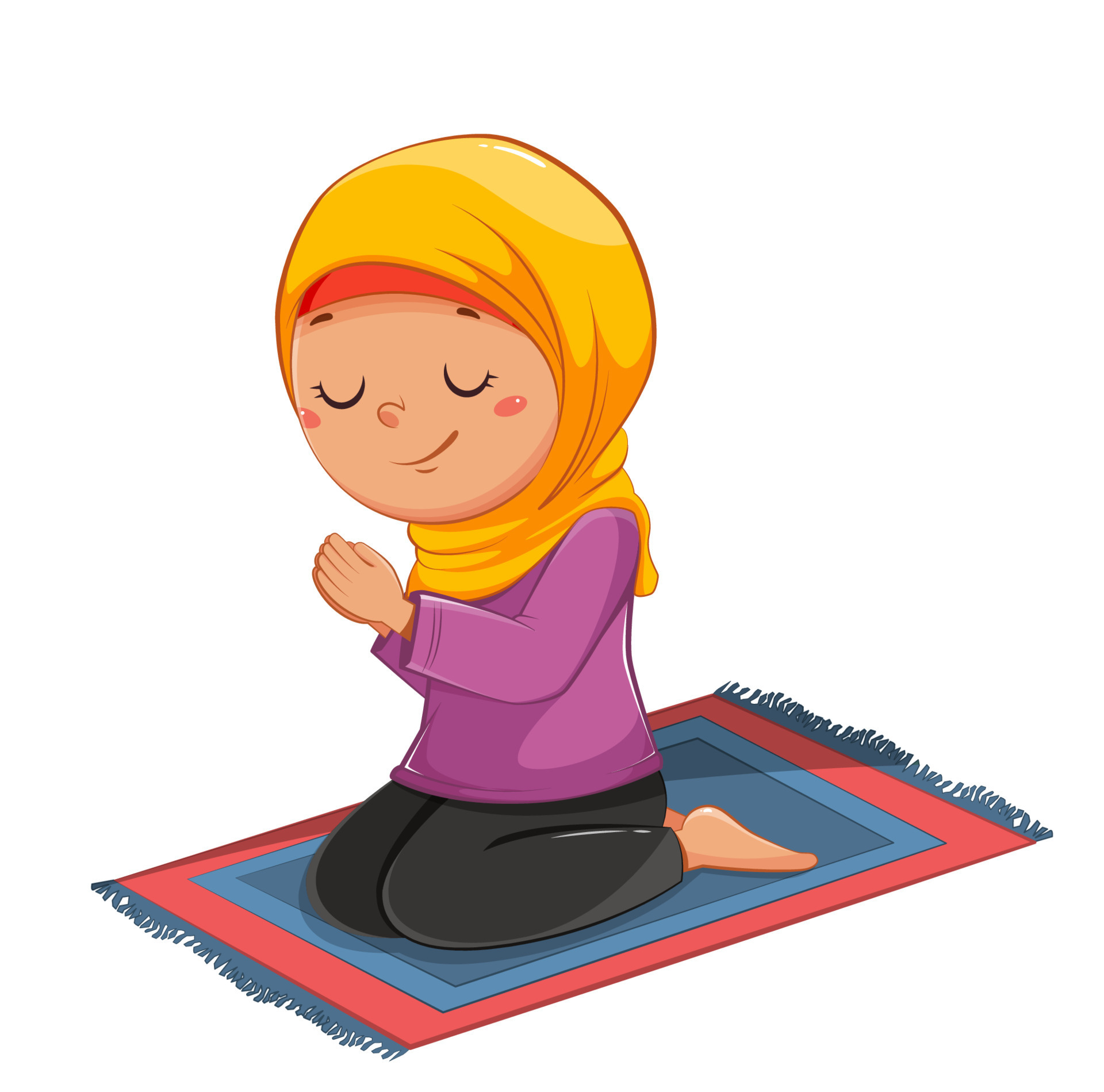 Eid Al Adha Mubarak. Cute cartoon girl praying 9158535 Vector Art at Vecteezy Eid Al Adha Mubarak. Cute cartoon girl praying 9158535 Vector Art at Vecteezy