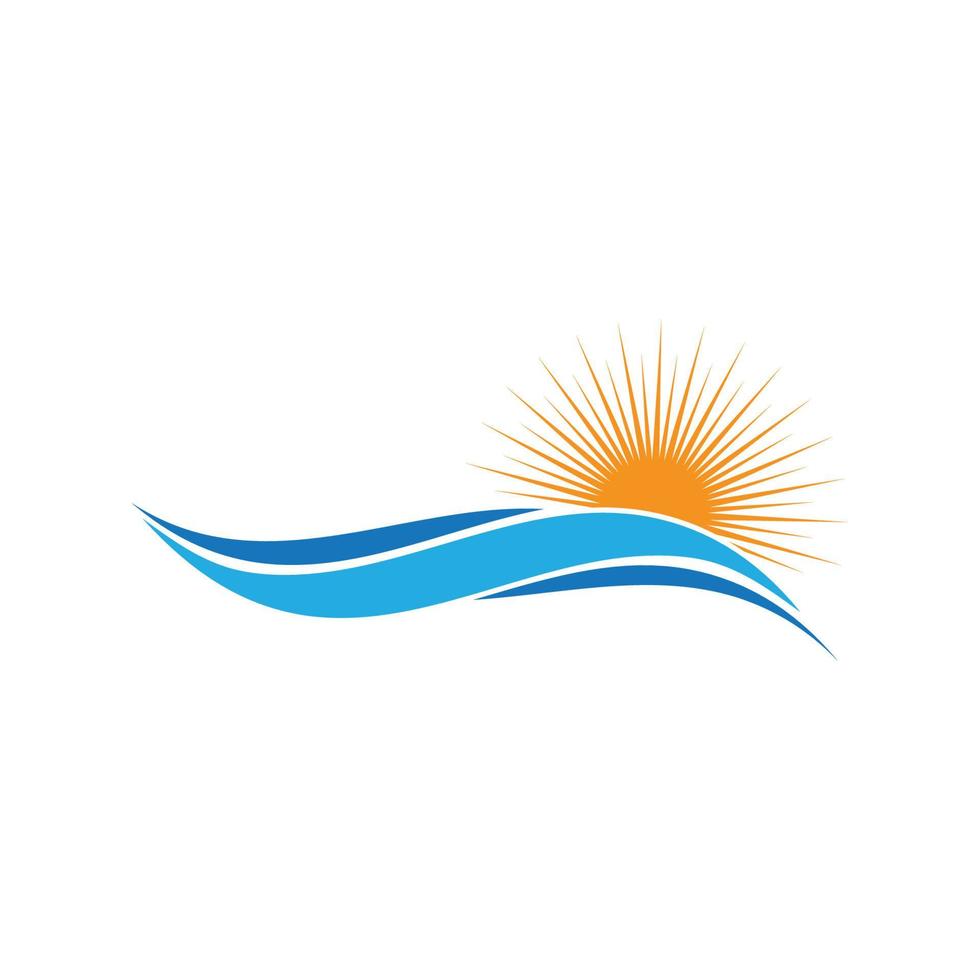 River vector icon illustration logo design