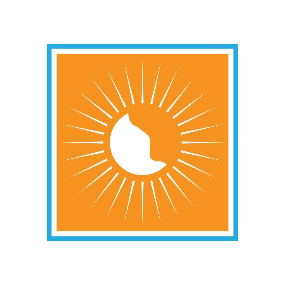 Sun Vector illustration Icon Logo Template design