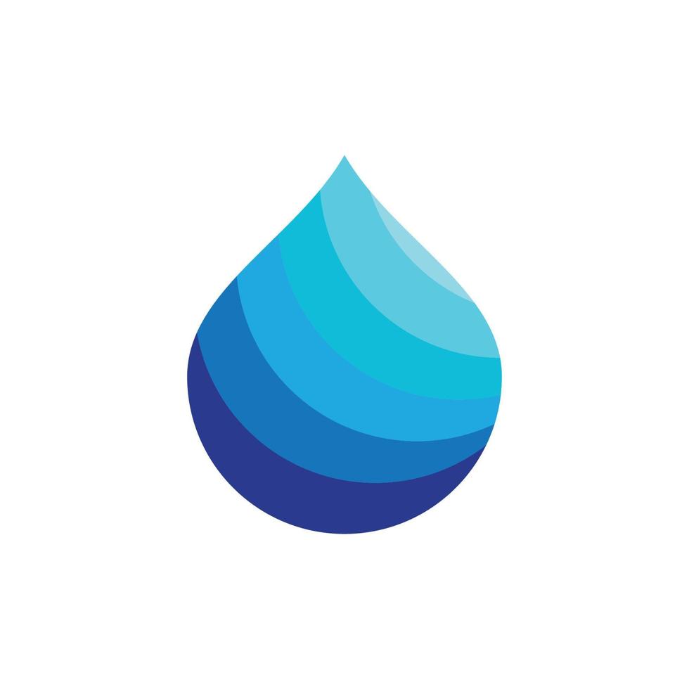 Water drop Logo Template vector illustration design