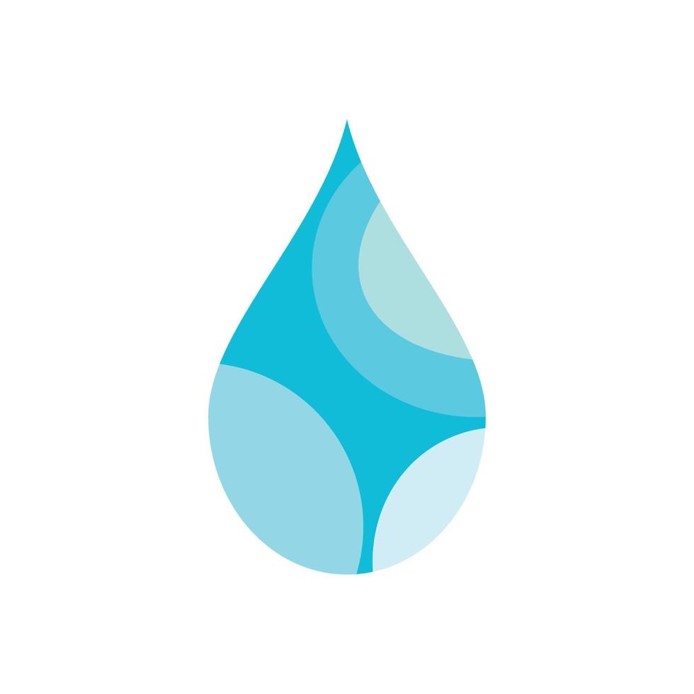 Water drop Logo Template vector illustration design