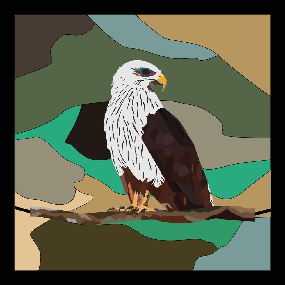 Mighty Forest Eagle vector