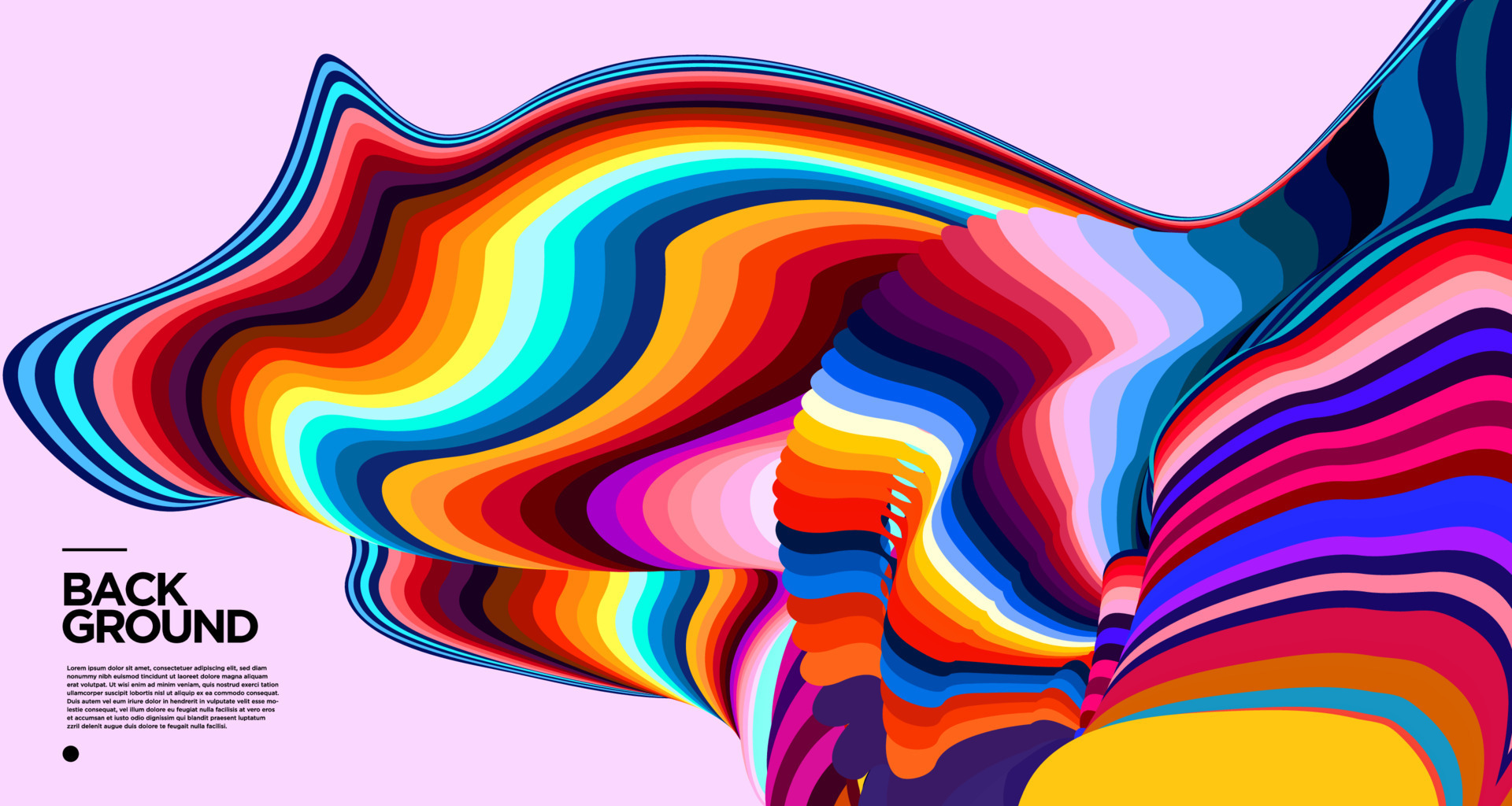 Vector colorful abstract fluid background for banner template 9158979 ...